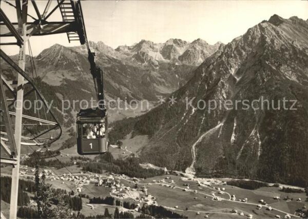 Seilbahn Walmendingerhorn Mittelberg Kleinwalser