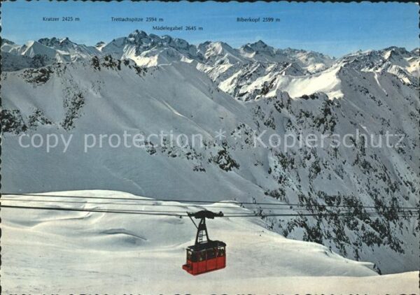 Seilbahn Nebelhorn Oberstdorf Allgäu