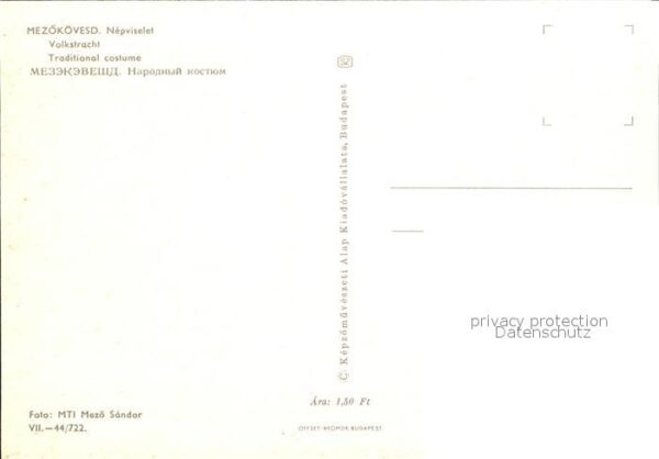 Trachten Ungarn Mezokövesd Nepviselet Stube – Bild 2