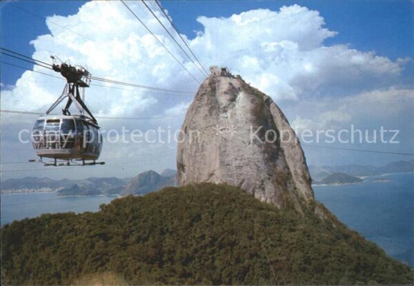 Seilbahn Rio de Janeiro Bondinho do Pao de Acuca