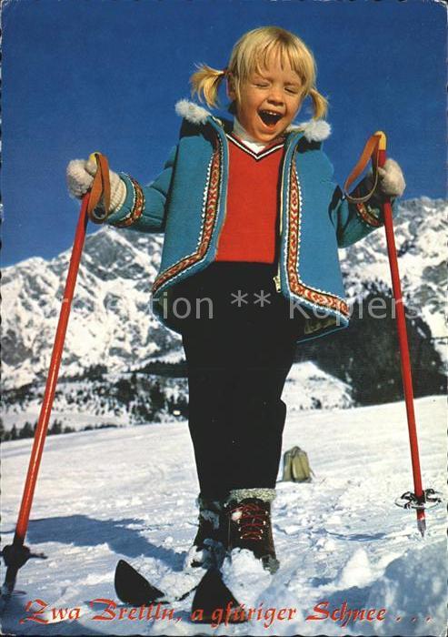 Skifahren Kind