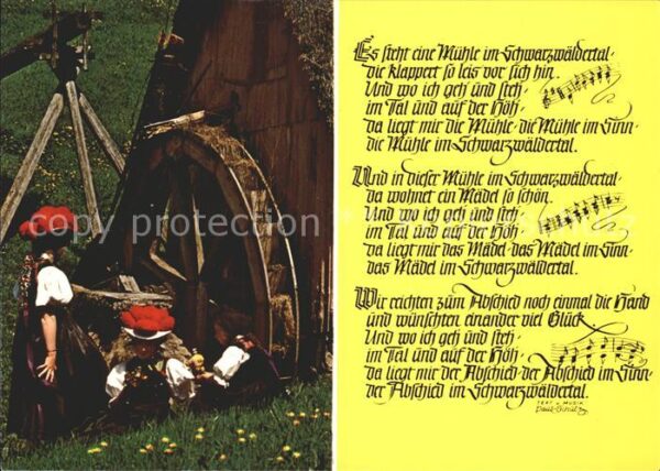 Trachten Schwarzwald Wassermühle Lied