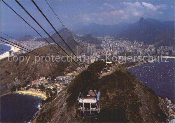 Seilbahn Rio de Janeiro Pao de Acucar Praia Verm