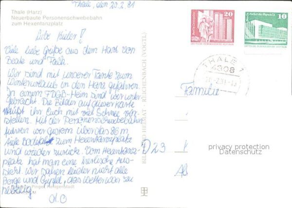 Seilbahn Thale Harz – Bild 2