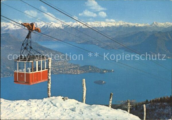 Seilbahn Mottarone Panorama Lago Funivia Stresa