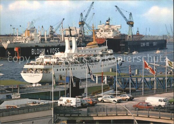 Schiffe Ships Navires Wappen von Hamburg Hafen