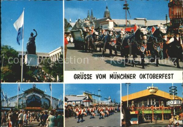Oktoberfest München Bierwagen-Festgespann