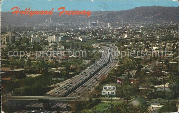 Autobahn Hollywood Freeway California