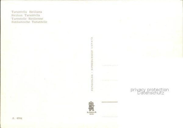 Tanz Taenzer Tarantella Siciliana Trachten Sizilien – Bild 2