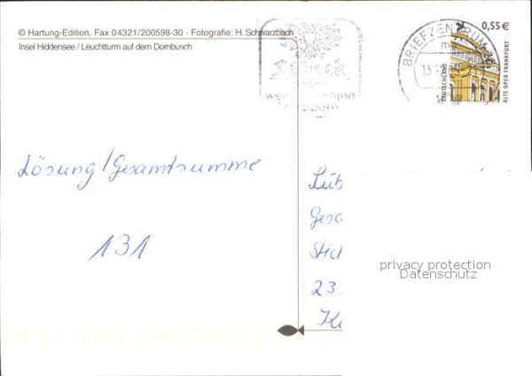 Leuchtturm Lighthouse Dornbusch Insel Hiddensee – Bild 2