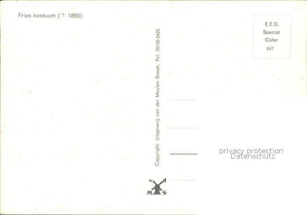 Trachten Fries kostuum 1860 – Bild 2