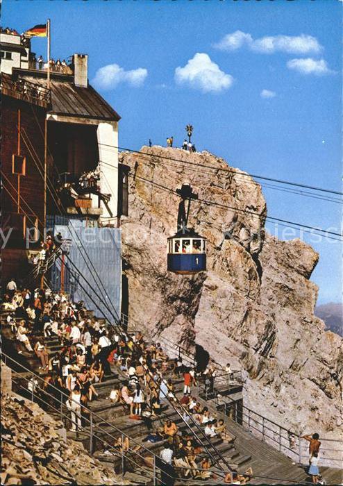 Seilbahn Zugspitze Sonnenanbeter Gipfelterrasse
