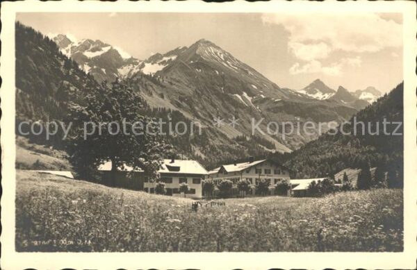 Birgsau Weiler im Birgsautal Alpen