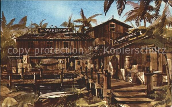 Marina Del Rey The Warehouse Restaurant Painting