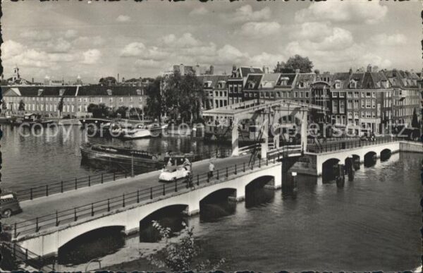 Amsterdam Niederlande Magere Brug over de Amstel Brücke