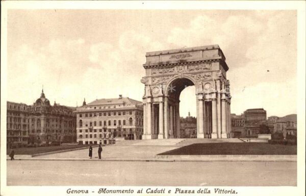 Genova Genua Liguria Monument ai Caduti e Piazza della Vitto