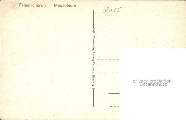 Friedrichsruh Aumuehle Bismarck Mausoleum – Bild 2