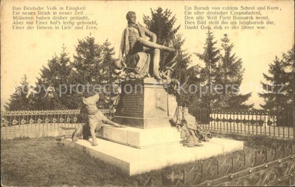Rudelsburg Bismarck Denkmal