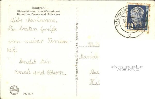 Bautzen Michaeliskirche Alte Wasserkunst Türme – Bild 2