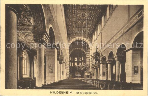 Hildesheim Inneres der St Michaeliskirche