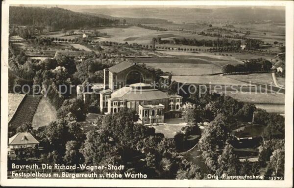 Bayreuth Richard Wagner Stadt Festspielhaus Bürg