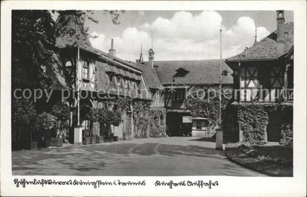 Koenigstein Taunus Höhenluftkurort Kurhaus Auffahrt