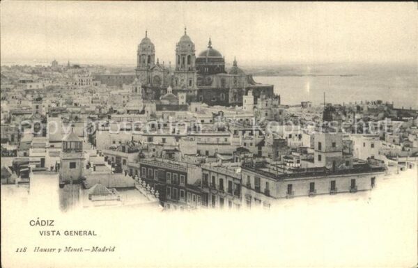 Cadiz Andalucia Vista general Catedral
