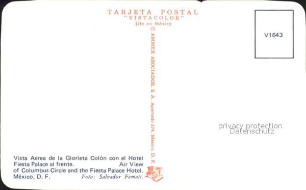 Mexico City Glorieta Colon con el Hotel Fiesta Pala – Bild 2