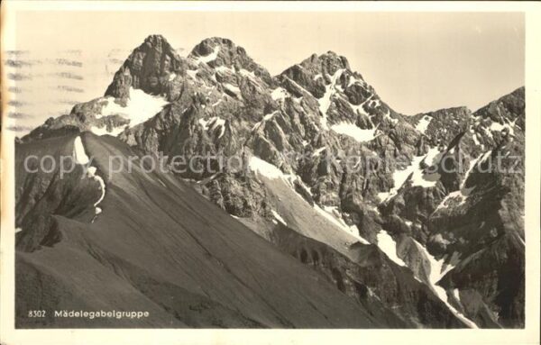 Oberstdorf Mädelegabelgruppe Gebirgspanorama Allgä