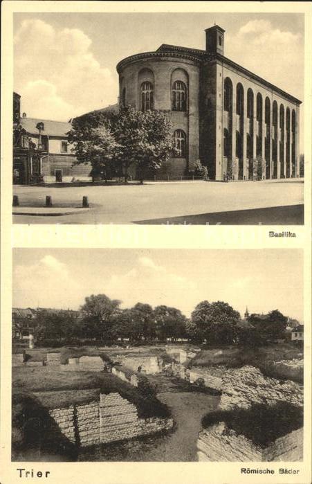 Trier Basilika Römische Bäder Ruinen Antike S