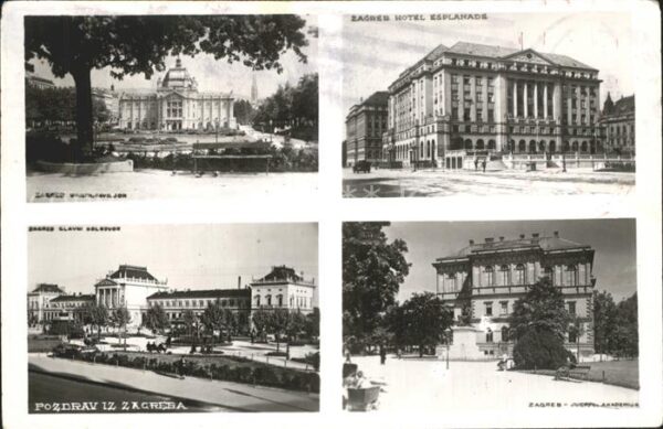 Zagreb Umjetn Paviljon Hotel Esplanada Jugosl