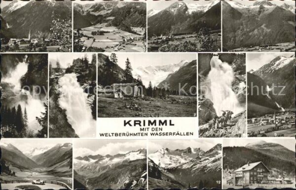 Krimml Wasserfälle Alpenpanorama
