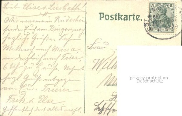 Bingen Rhein Mäuseturm Bahnpost – Bild 2