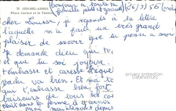 Sidi-Bel-Abbes Place Carnot et le Theatre – Bild 2