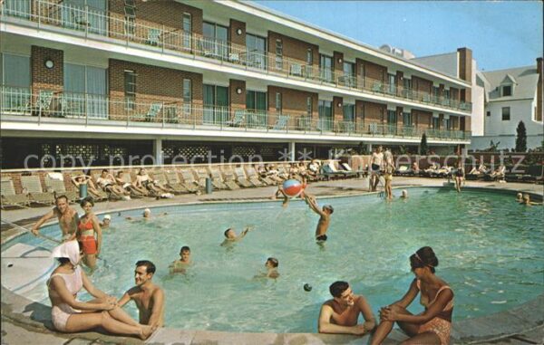 Atlantic City New Jersey Colton Manor Hotel Swimming Pool