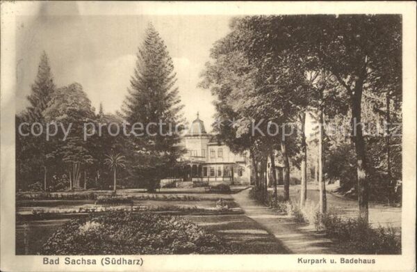 Bad Sachsa Harz Kurpark Badehaus