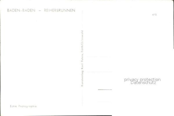 Baden-Baden Reihersbrunnen – Bild 2