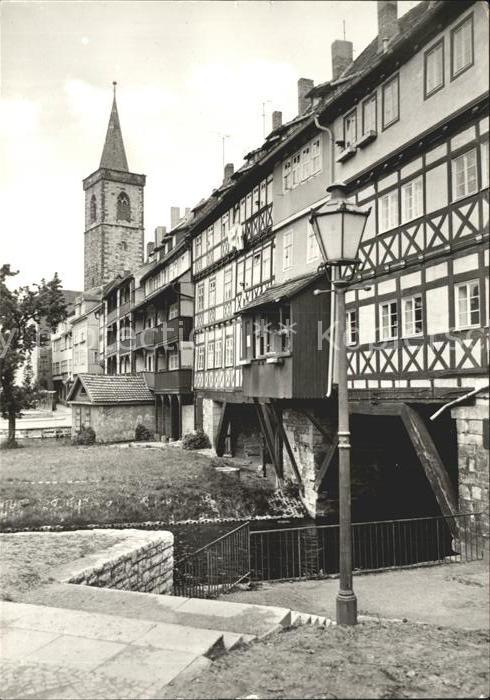 Erfurt Krämerbrücke Fachwerkhäuser