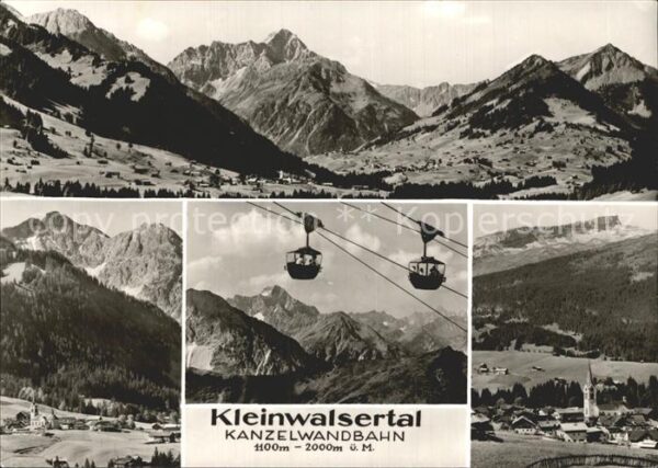 Kleinwalsertal Alpenpanorama Kanzelwandbahn