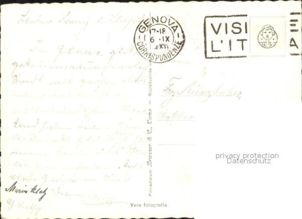 Genova Genua Liguria Poggio della Giovane Italia – Bild 2