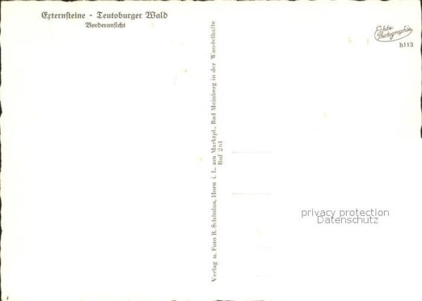 Externsteine Sandstein Felsformation Teutoburger Wal – Bild 2