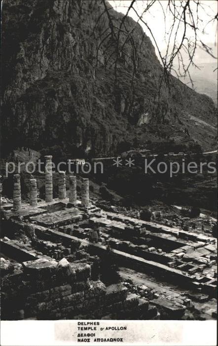Delphes Delphi Temple d_Apollon