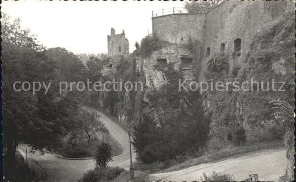 Luxemburg Luxembourg Ruinès de la Forteresse