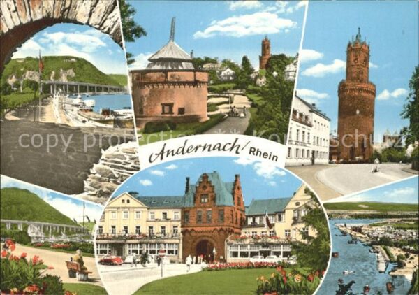 Andernach Turm Park Promenade