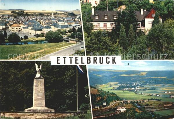 Ettelbruck Totalansicht Auberge de Jeunese Monumen