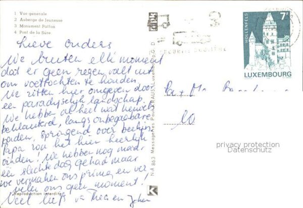 Ettelbruck Totalansicht Auberge de Jeunese Monumen – Bild 2
