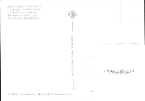 Marina di Pietrasanta Fliegeraufnahme Strand – Bild 2