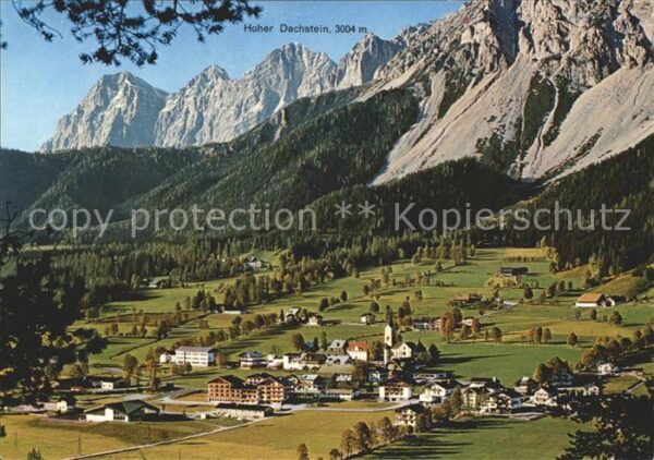 Ramsau Dachstein Steiermark Blick gegen die Dachsteingruppe