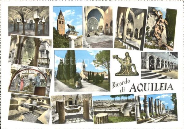 Aquileia Aquileja Kirche Park Ruinen