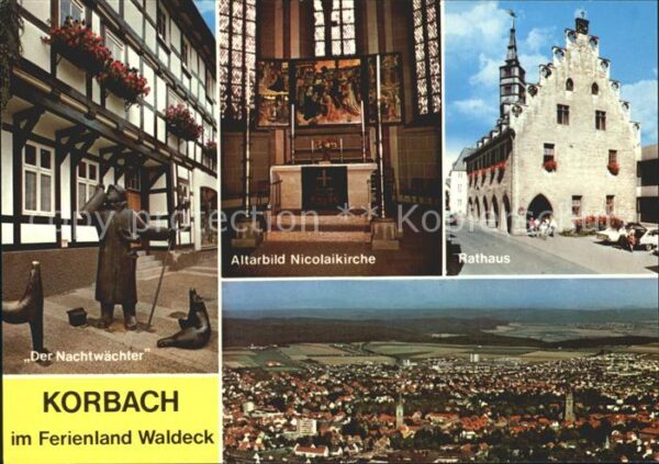 Korbach Der Nachtwächter Altarbild Nicolaikirch